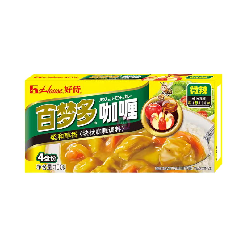 好侍百梦多咖喱微辣100g HS Curry Mild Flavour