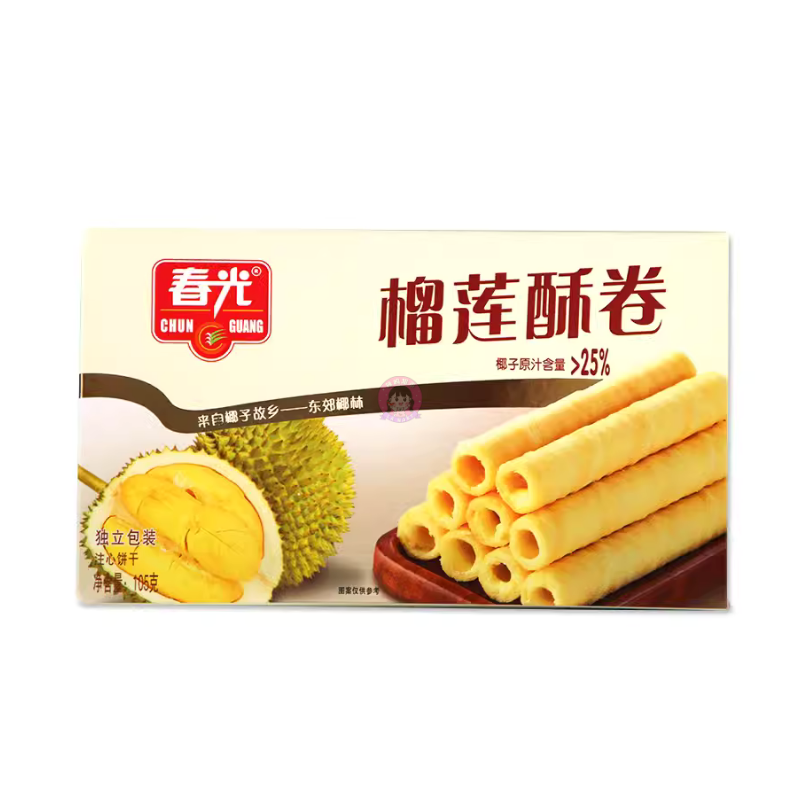 春光榴莲酥卷105g CG Durian Biscuit Roll