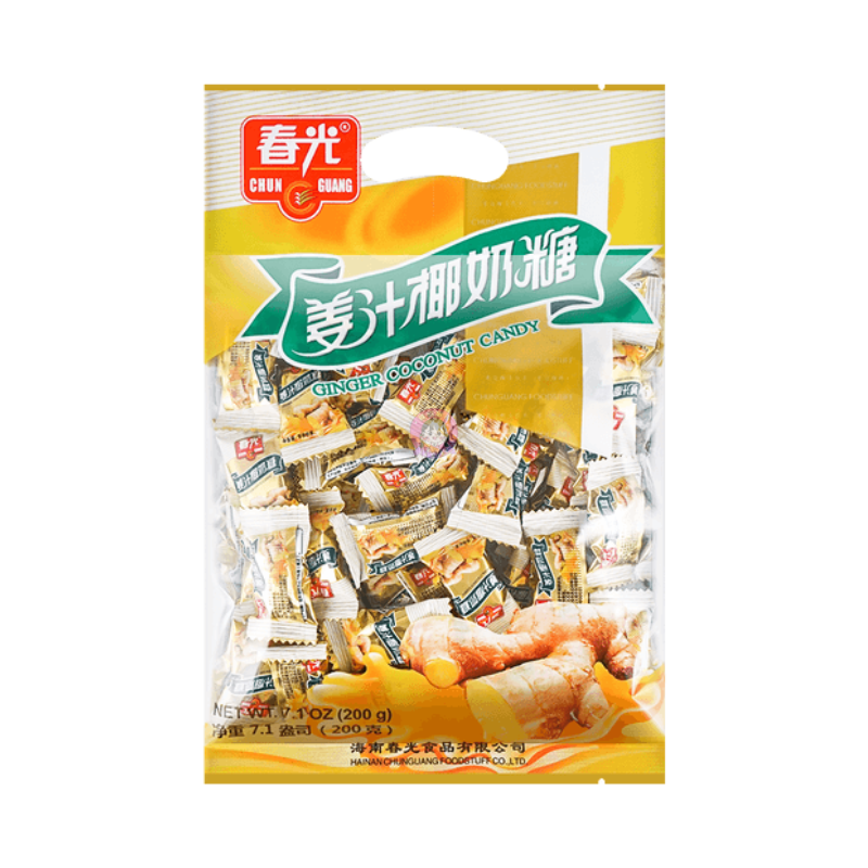 春光姜汁椰奶糖200g CG Ginger Coconut Candy