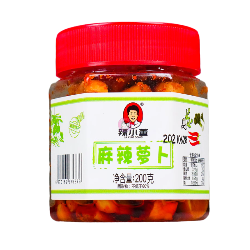 辣小董麻辣萝卜200g LXD Spicy Dried Radish