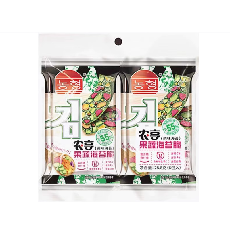 农亨果蔬果海苔脆28.8g NH Fruit and Vegetable Seaweed Crisps