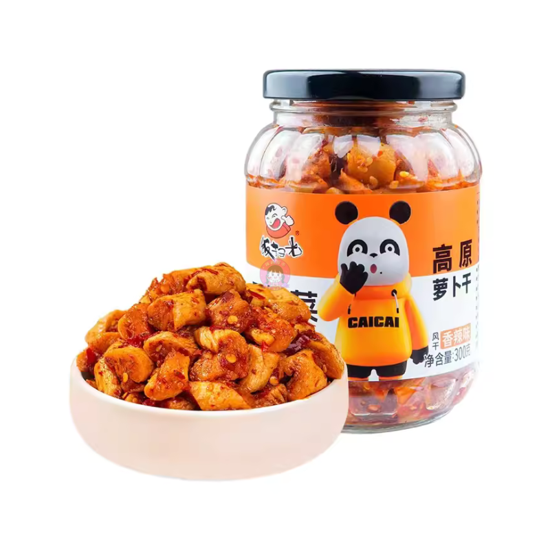 饭扫光萝卜干香辣味300g FSG Dried Radish Spicy Flavour