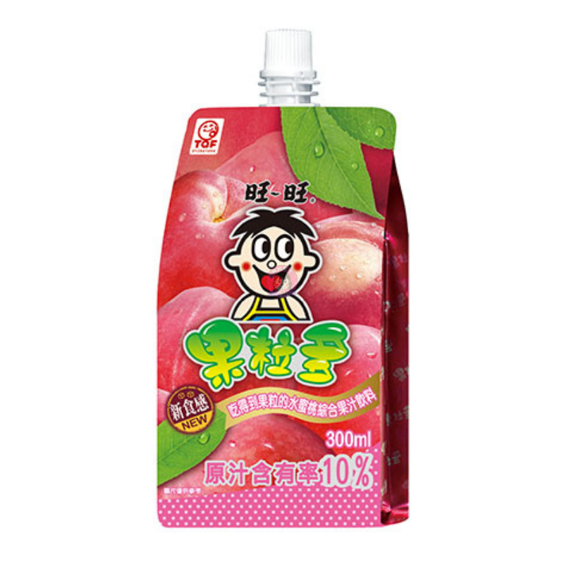 旺旺果粒多蜜桃味300g WW Jelly Drink Peach Flavour