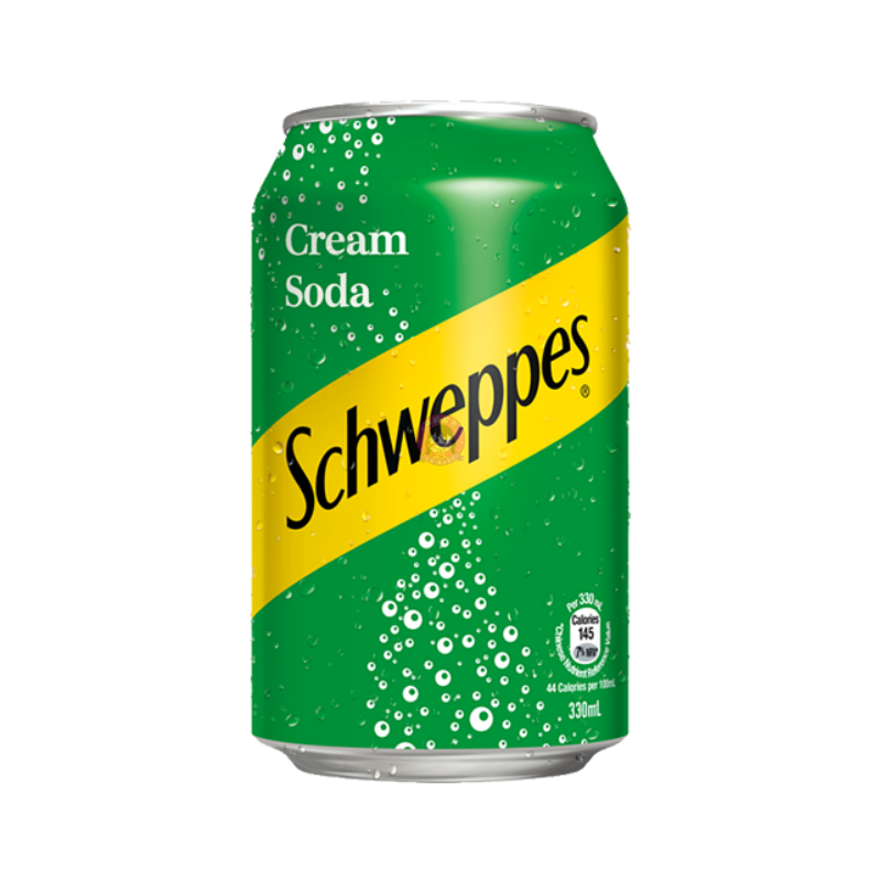 玉泉忌廉汽水330ml Schweppes Lemon +c