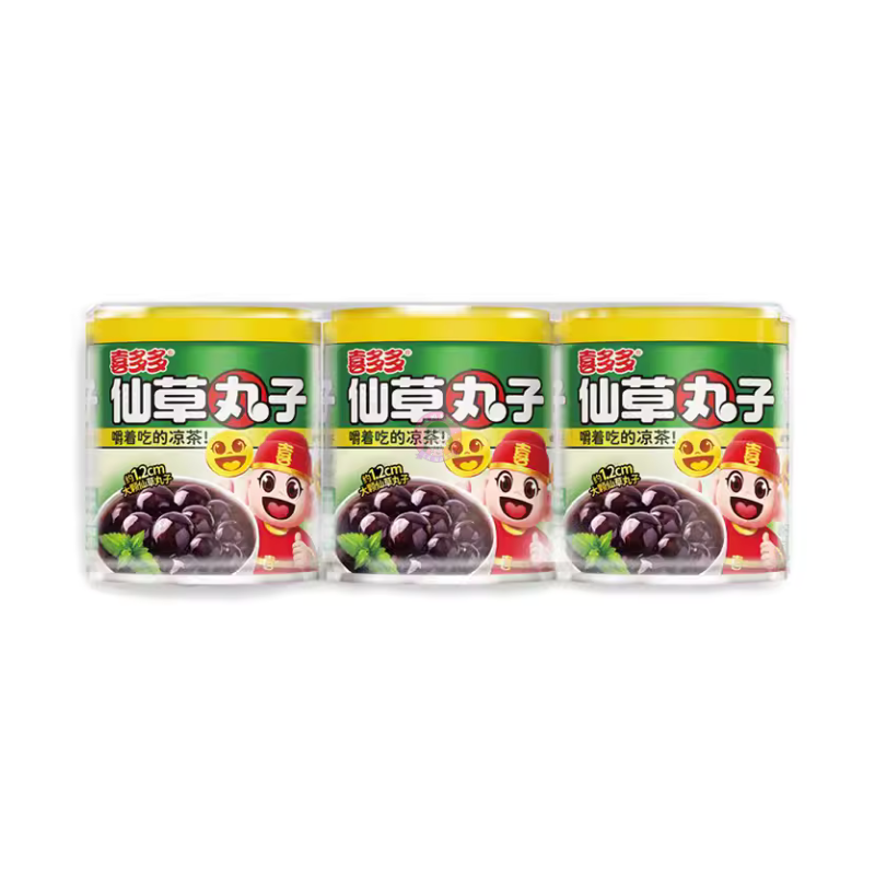 喜多多仙草丸子3连包3*200g XDD Grass Jelly Dessert