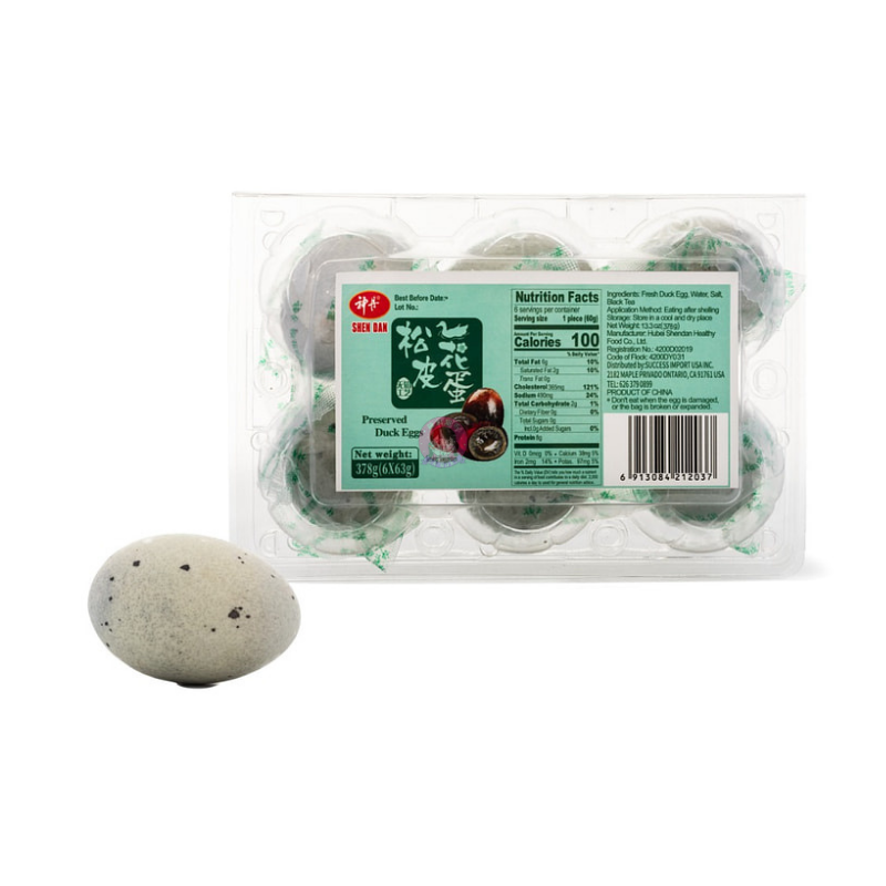 神丹松花皮蛋408g SD Duck century Eggs