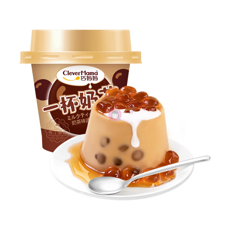 巧妈妈布丁奶茶味600g QMM Pudding Milk Tea Flavour
