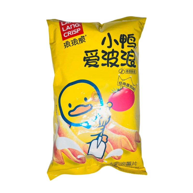 琅琅脆波浪薯片番茄味70g LLC Potato Chips Tomato Flavour