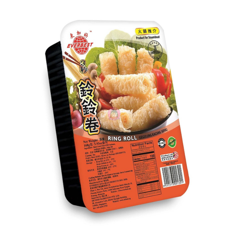 更加好火锅响铃卷96g Everbest Soybean Ring Roll
