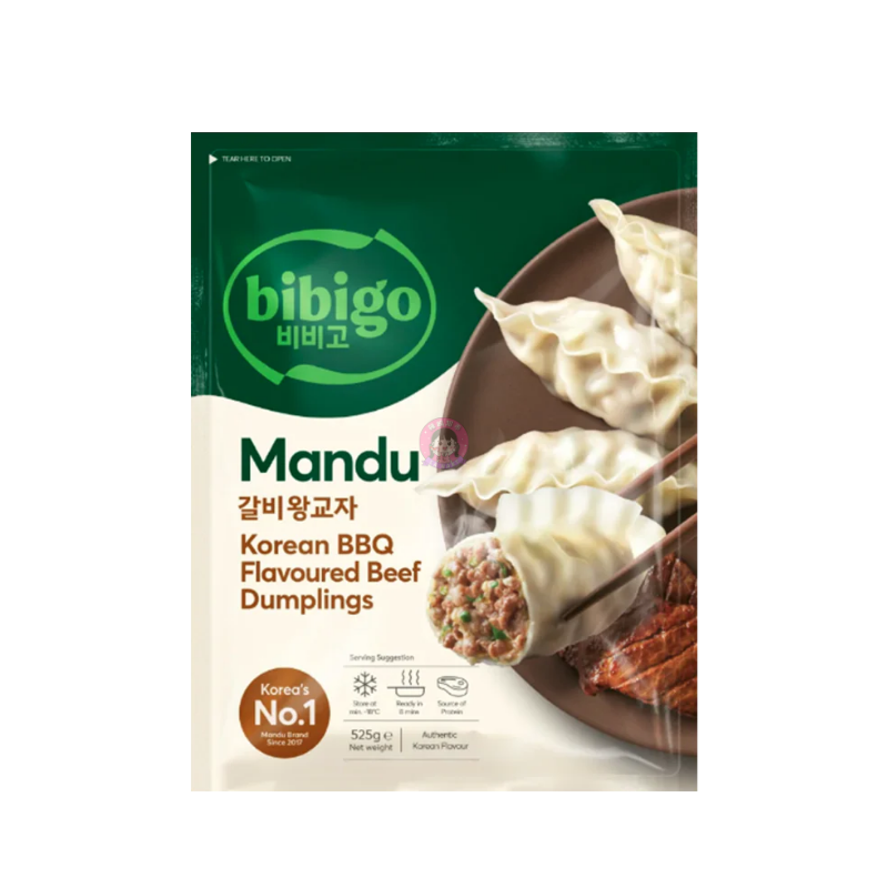 Bibigo Korean BBQ Flavour Dumplings 525g 必品阁韩式烤肉水饺