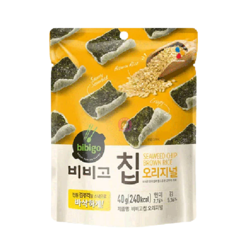 Bibigo Seaweed Chips brown Rice 40g