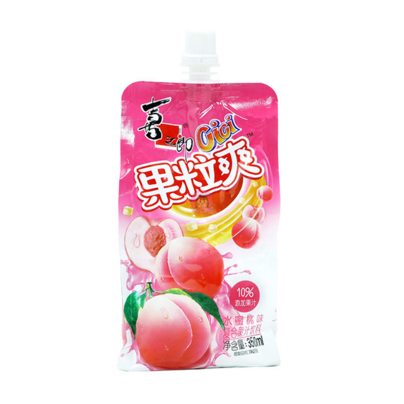 喜之郎CC果粒爽水蜜桃258ml ST Fruit Flavoured Drink Peach
