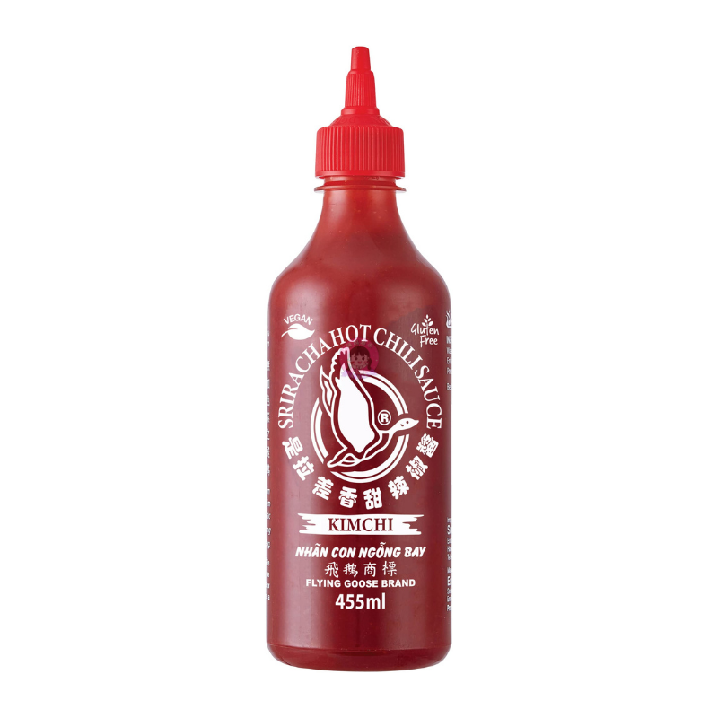 Flying Goose Sriracha Chilli Sauce Kimchi 455ml 飞鹅牌是拉差辣椒酱泡菜味