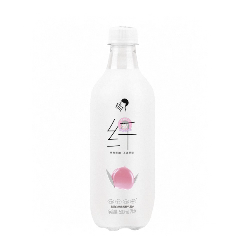 喜茶无糖气泡水白桃味 Heytea Diet Soda Water Peach