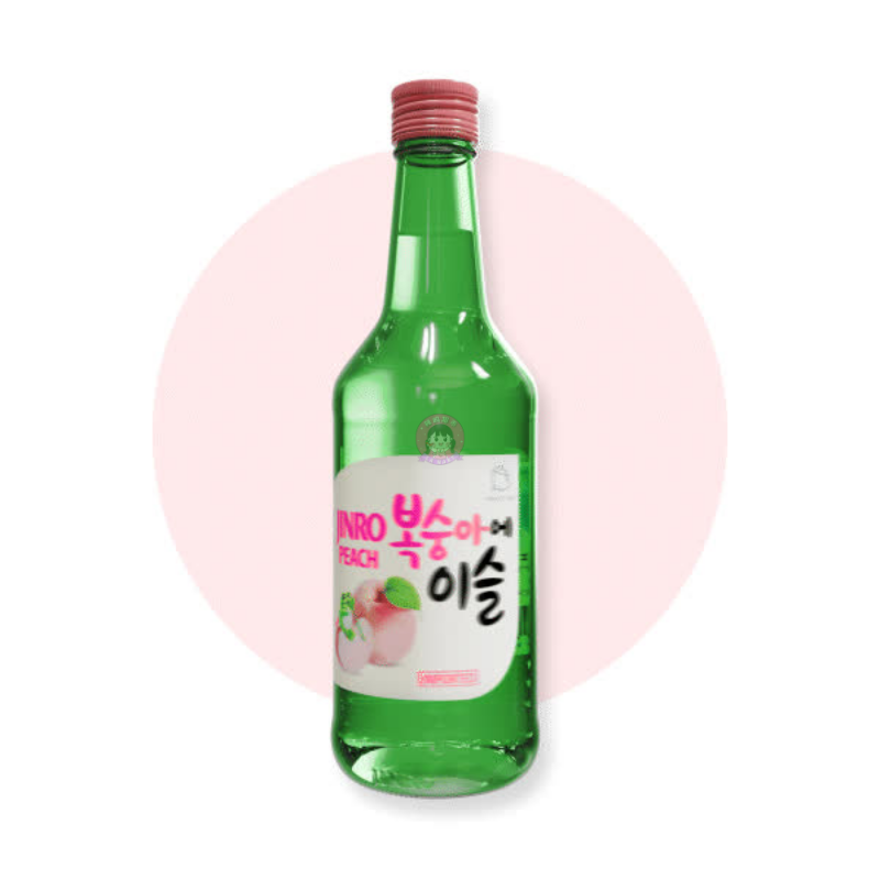 Jinro Soju Peach Flavour 360ml ACL 13% 真露韩国烧酒桃子味