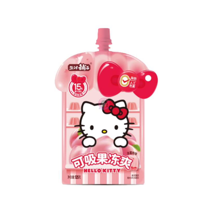 Jur蒟蒻满分可吸果冻爽水蜜桃味125g Jur Jelly Drink Peach Flavour