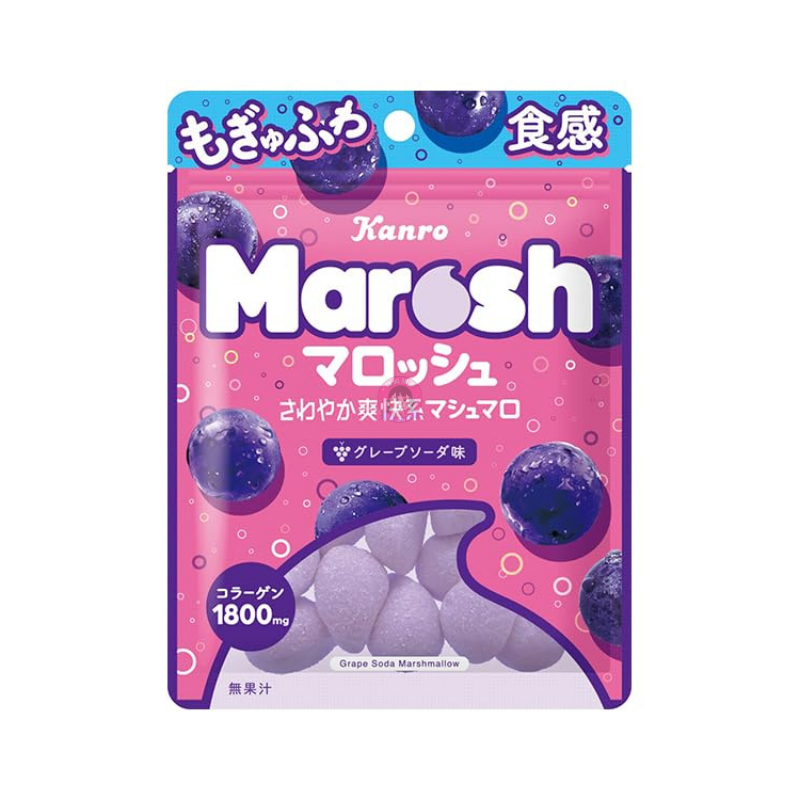 Kanro Marosh Grape Soda 46g 葡萄味汽水