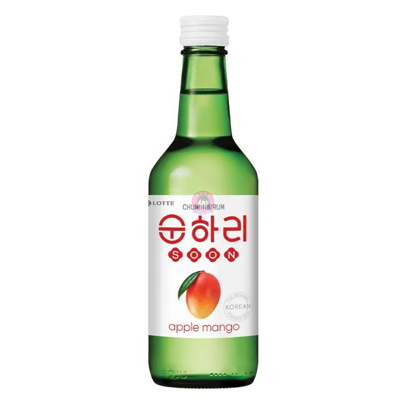 Lotte Soju Apple Mango Flavour 360ml Alc 12%