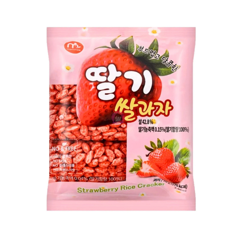 Mammos Strawberry Rice Cracker 70g
