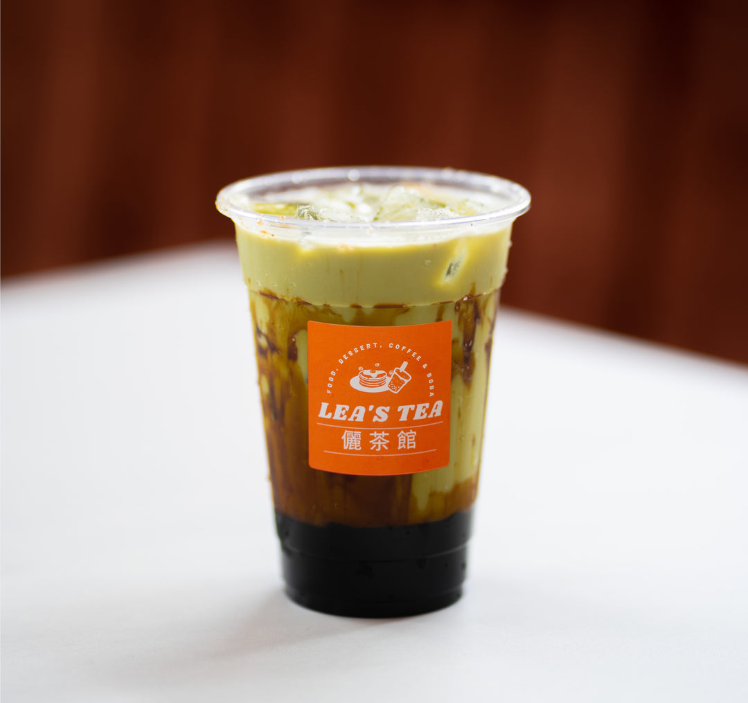 抹茶黑糖奶茶 Matcha Brown Sugar Bubble Tea