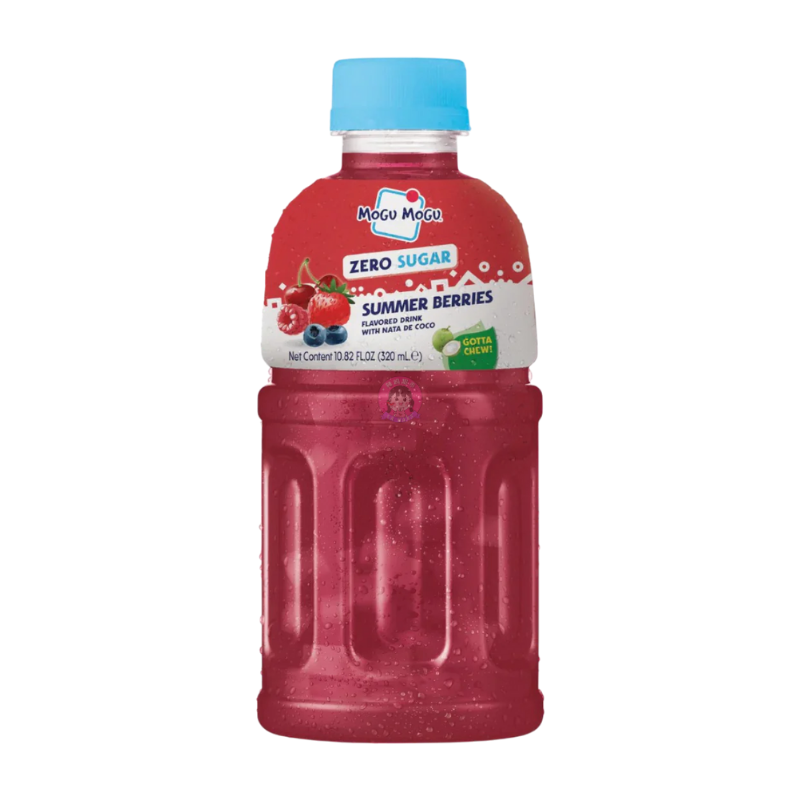 Mogu Mogu Coconut Drink Summer Berries Flavour Zero Sugar 320ml