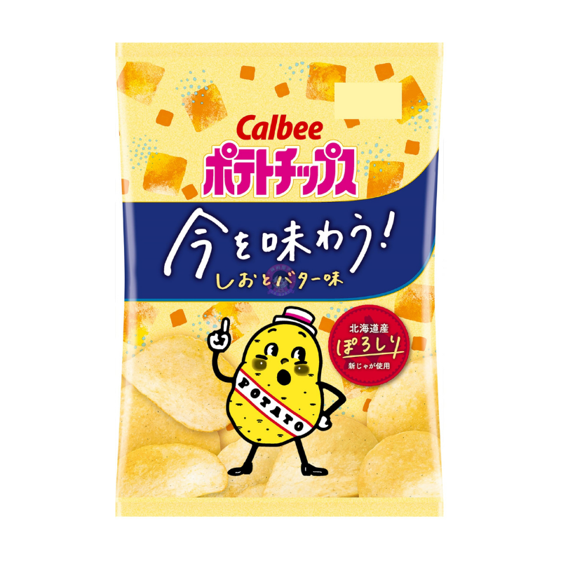 卡乐比Potato!盐奶油味58g Calbee Potato C Now! Shioto Butter