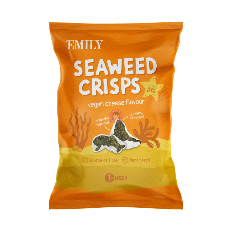 Seaweed Crisps Vegan Cheese Flavour 18g