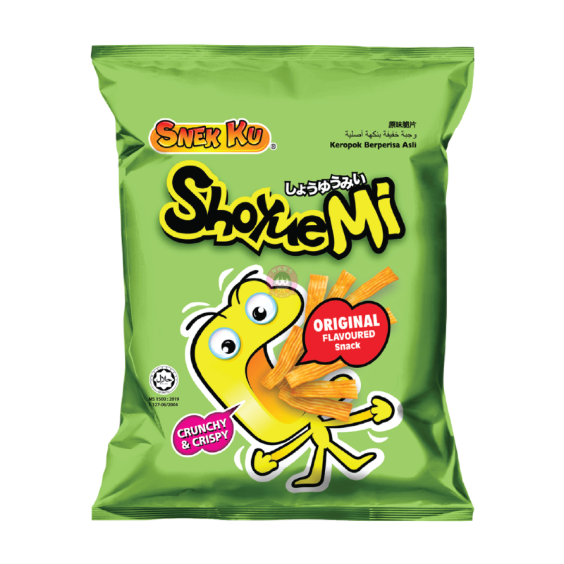 Snekku Shoyuemi Original 60g 司库比点心面饼干原味