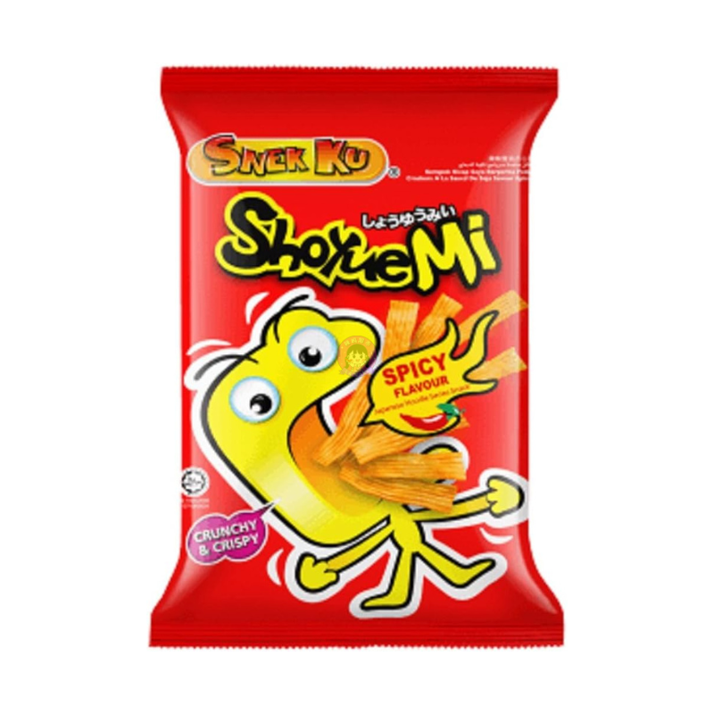 Snekku Shoyuemi Spicy Flavour 60g 司库比点心面饼干辣味