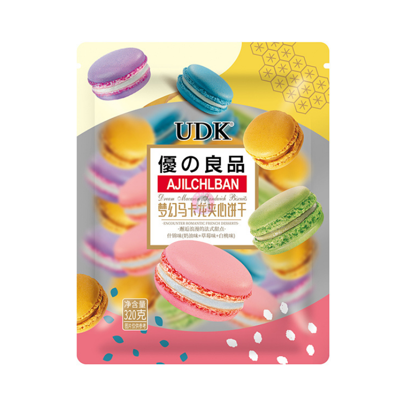UDK 马卡龙夹心饼干什锦味320g UDK macaroon Cookies Assorted Flavour