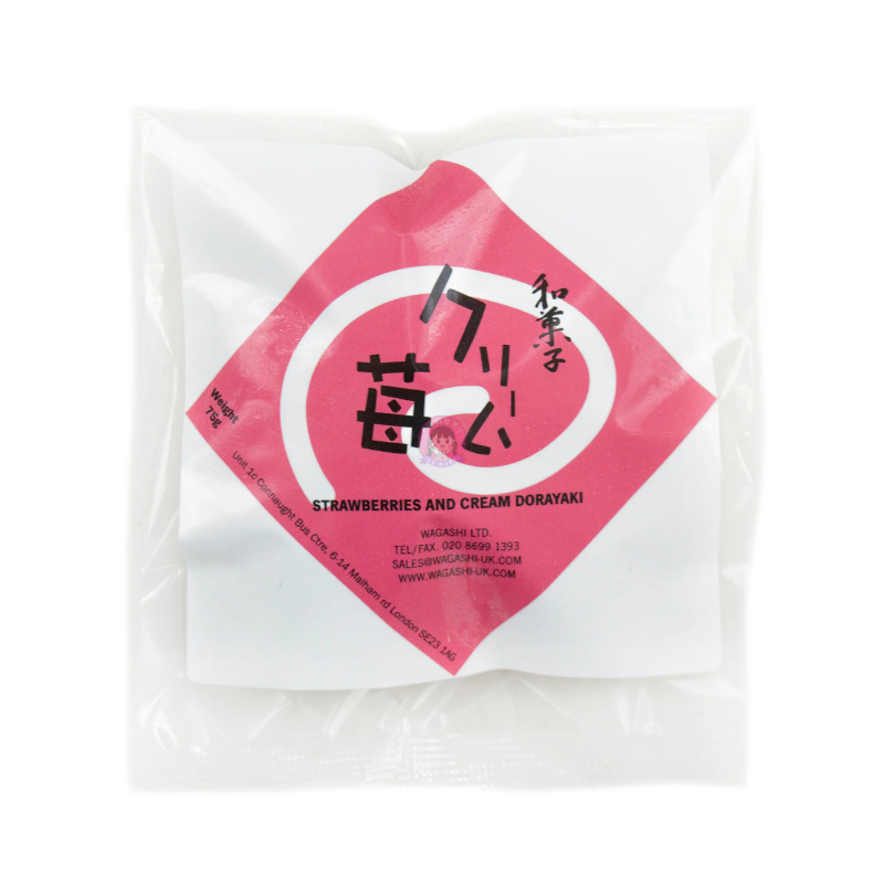 Wagashi Strawberry & Cream Dorayaki 75g