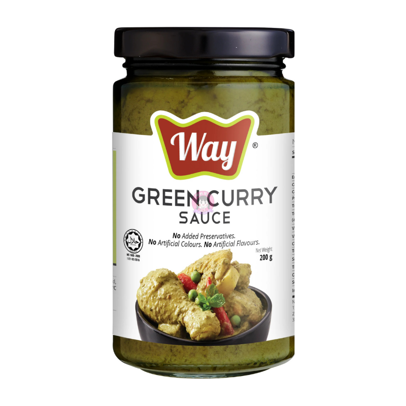 Way Green Curry Sauce 200g 青咖喱酱