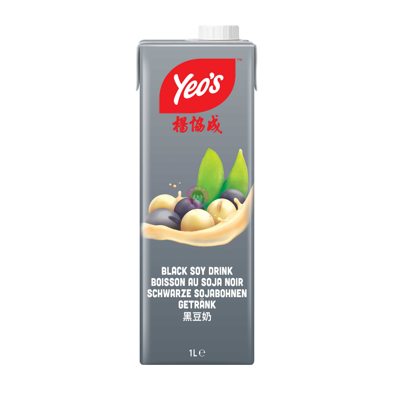 Yeo's Black Soy Drink 1L 杨协成黑豆豆奶