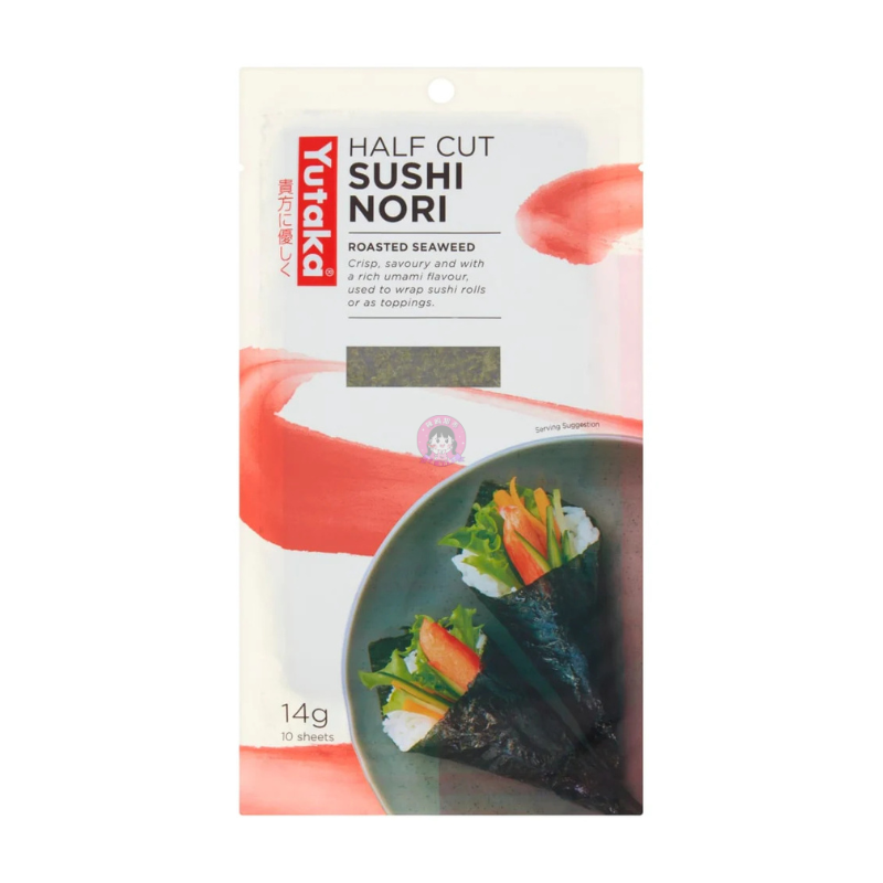 Yutaka Roasted Seaweed Sushi Nori Half 10pcs 14g