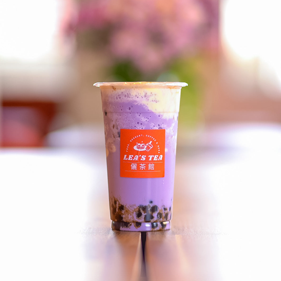 招牌芋香冰沙奶盖 Signature Taro Slushie With Milk Cap