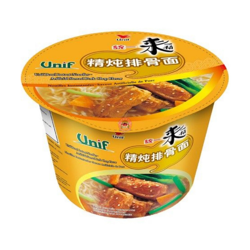 统一精炖排骨面桶110g Unig Stewed Pork Chop Flavour Bowl