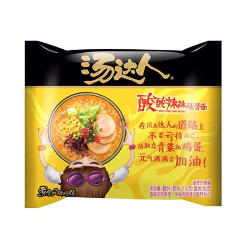 统一汤达人酸辣豚骨拉面130g Unif Pork Soup Spicy Soup Noodle
