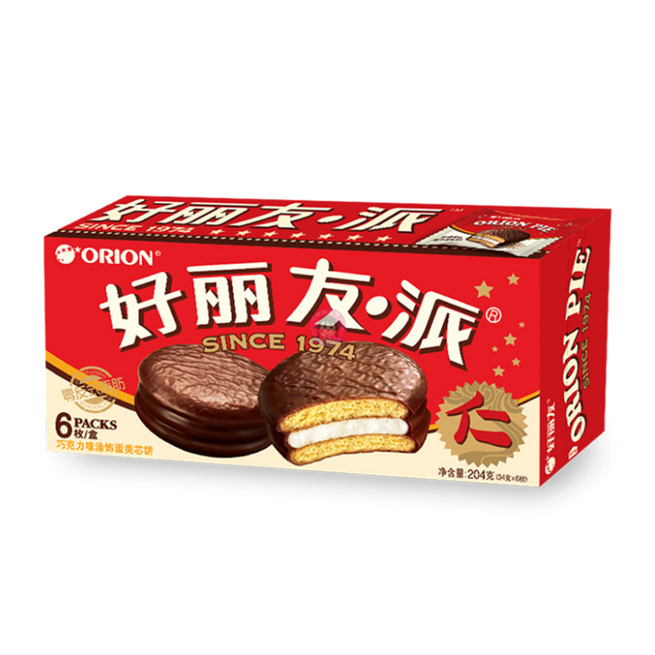 好丽友巧克力派原味204g ORION Choco Pie Original Flavour