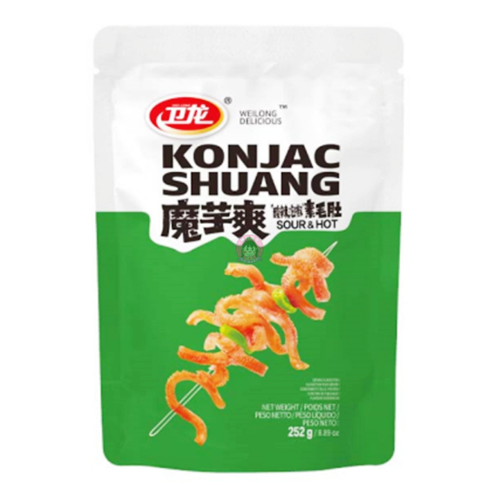卫龙魔芋爽酸辣味252g WL Konjac Strips Hot & Sour Flavour