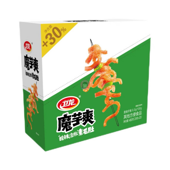 卫龙大面筋香辣106g WL Gluten Strip Spicy