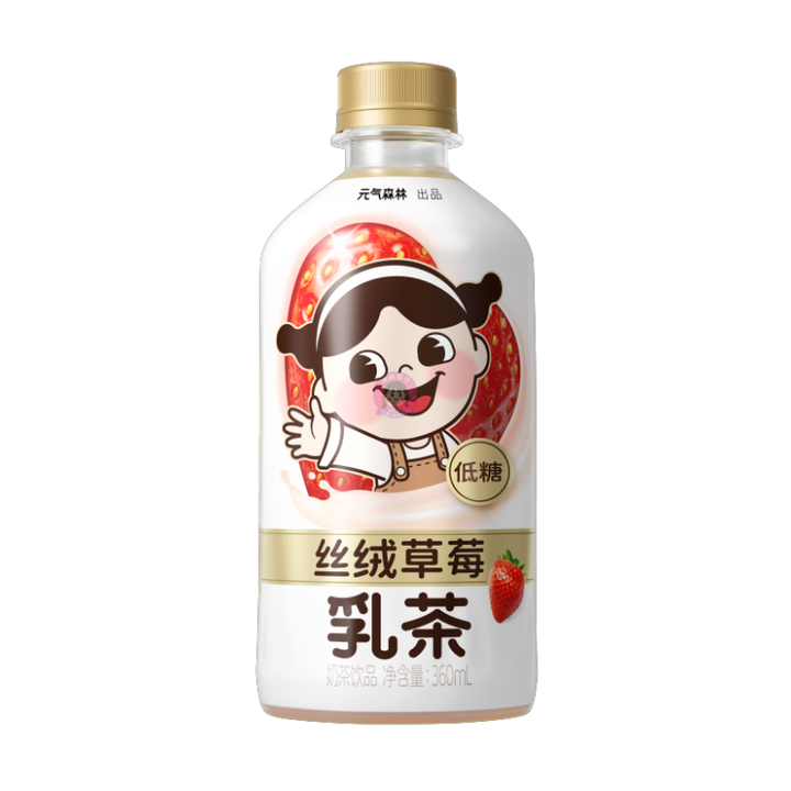元气森林乳茶草莓味360ml GKF Milk Tea Strawberry