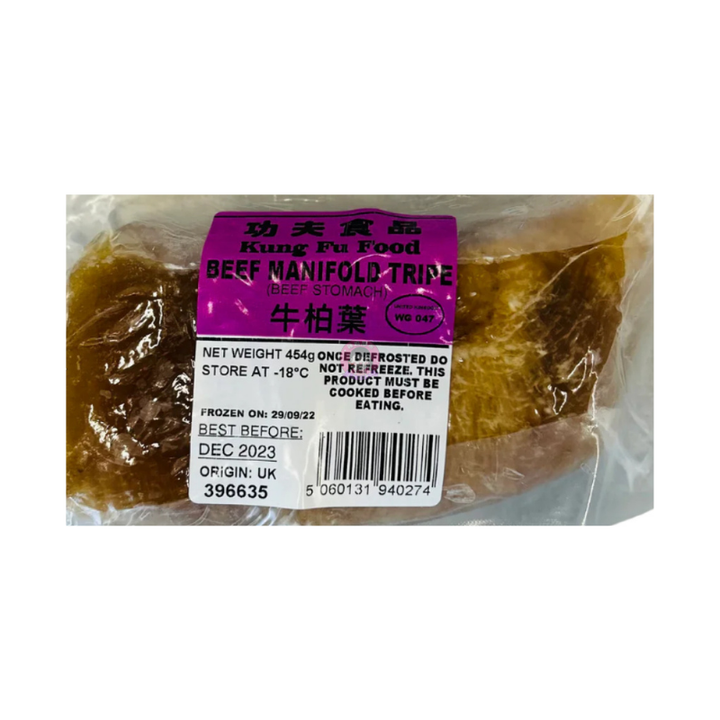 功夫牛百叶454g Kung Fu Food Beef Mainfold Tripe