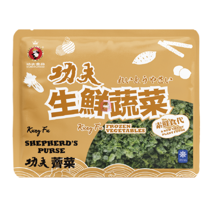 功夫生鲜芥菜500g Kungfu Frozen Shepherds Purse