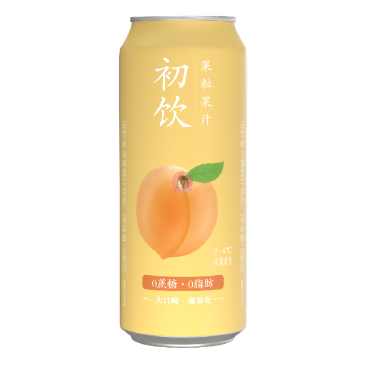 初饮果汁饮品黄桃500ml CY Fruit Drink Yellow Peach