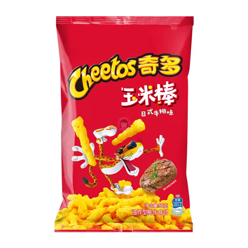 奇多玉米棒日式牛排味50g Cheetos Corn Stick Japanese Steak Flavour