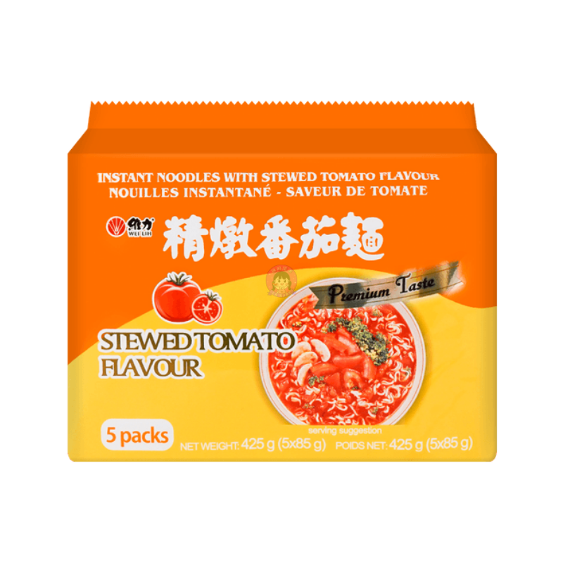 维力精炖番茄面5pcks 425g Wei Lih Instant Noodle Stewed Tomato Flavour