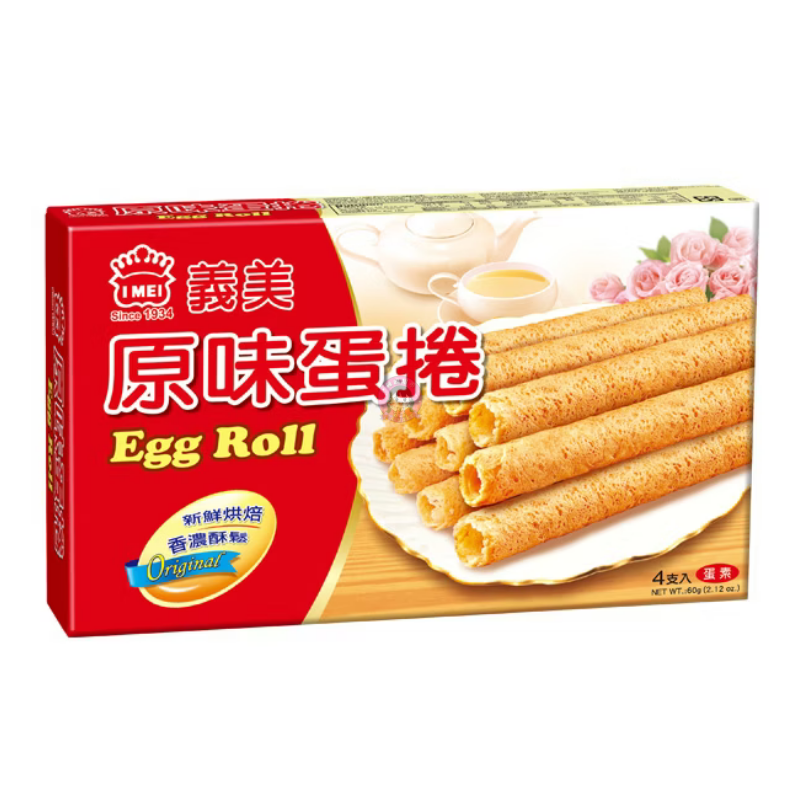 义美原味蛋卷60g YM Egg Roll Original