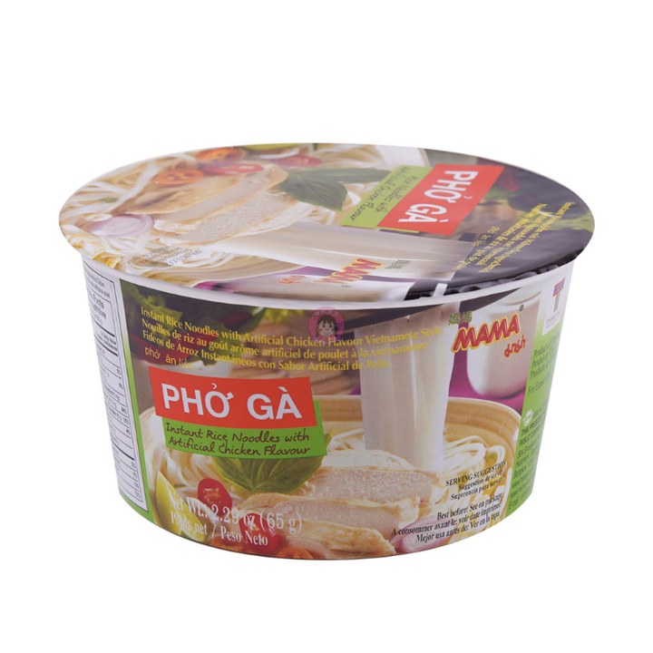 妈妈面越南和风鸡肉味桶65g Ma Ma Vietnamese Pho Chicken Flavour Bowl