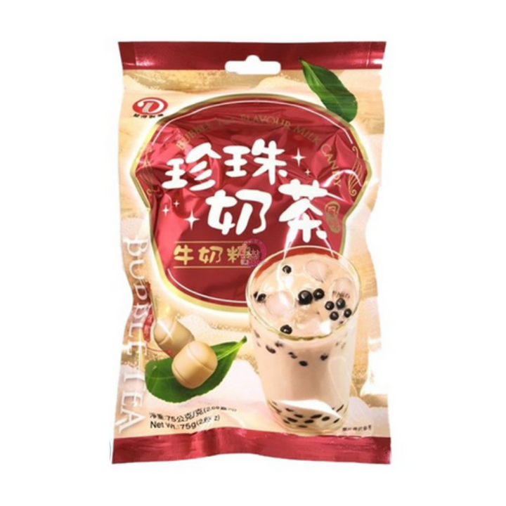 绿得珍珠奶茶糖75g GC Bubble Tea Flavour Candy