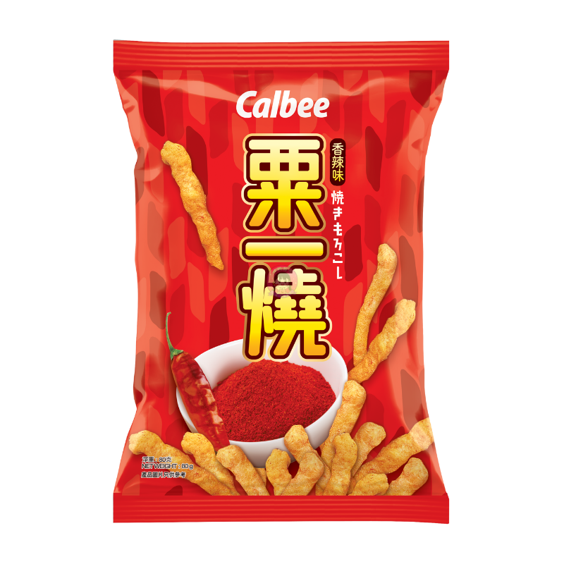 卡乐比粟一烧香辣味80g Calbee Grill A Corn Hot&Spicy